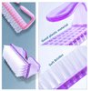 Handle Grip Nail Brush Fingernail Scrub Cleaning Brushes Fingernail Scrub Cleaning Brushes for Toes and Nails Cleaner Pedicure Brushes for Toes and Nails 4 Pack