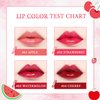 4 Colors Lip Tint Stain Set, Watery Lip Tint Mini Liquid Matte Lipstick, Lip Stain Long Lasting Waterproof, Korean Lip Gloss Moisturizing Natural, Multi-Use Lip and Cheek Tint, Lightweight Non-sticky
