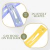 Beaupretty Snap Hair Clip 20pcs Metal Hair Barrettes Colorful Hair Pin Cute Nonslip Hairpin Lovely Hair Clips Hair Accessories for Women Girls