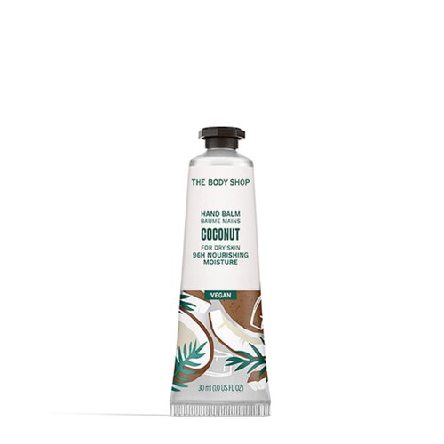 The Body Shop Coconut Hand Cream – Tropical Fragrance, On-the-Go Hydration & Protection – 1.0 oz