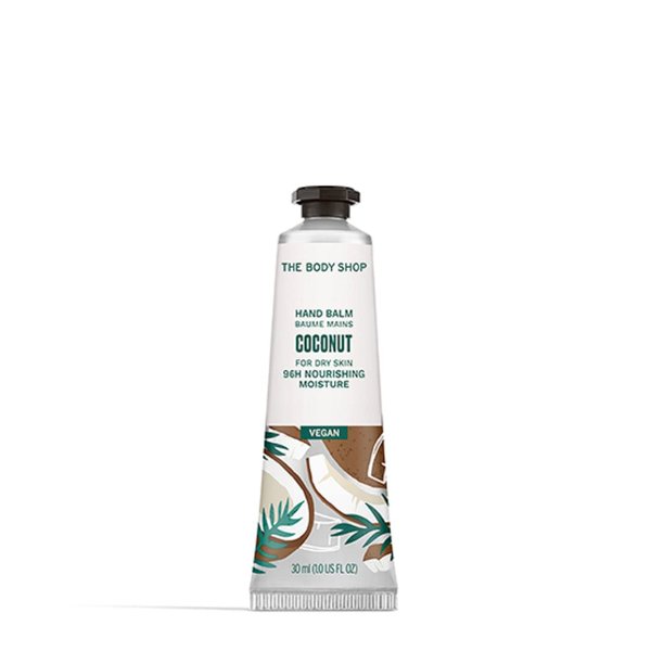 The Body Shop Coconut Hand Cream – Tropical Fragrance, On-the-Go Hydration & Protection – 1.0 oz