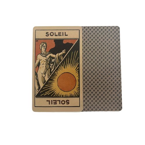 Vieux Monde Express The Astrological Tarot Deck and Guide, Le Tarot Astrologique, Made in USA, Vintage Astrology Oracle Deck for Divination and fortunetelling