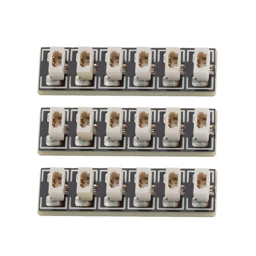 eMagTech 3X 6 Port Expansion Boards DIY Kit Compatible with Lego and All Other Building Blocks Brand for LED Lights Cables Power Options 24x6.5mm
