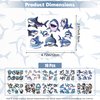 10 Sheets Shark Temporary Tattoos for Kids, Waterproof Shark Tattoos, Cartoon Ocean Animal Designs for Boys and Girls, Cute Beach and Under the Sea Party Favors, Summer Birthday Party Decorations