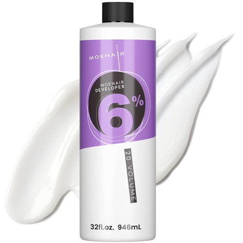 Moehair Hair Color Developer 20 Volume 6% Crème | Professional Hair Coloring Developer for Bright...