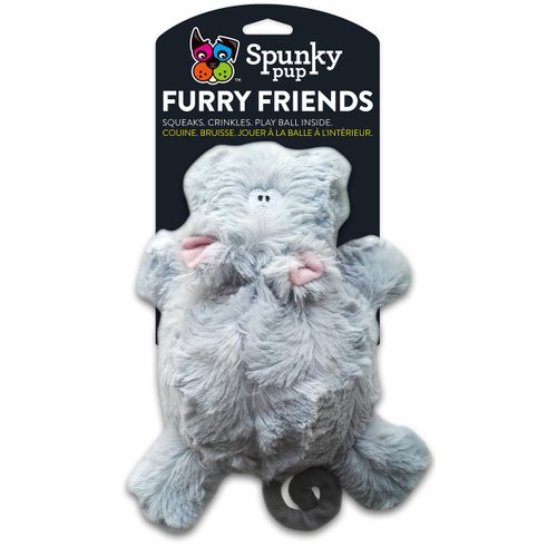 Spunky pup Hippo with Ball Squeaker Dog Toy | Cuddle Crinkle Crunching Sound and Squeaky Dog Toys...