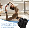 Adjustable Wrist Weights Set, 2lb Silicone Weight Bracelets Fits for Women & Men, Wearable Ankle & Wrist Weights, Suitable for Yoga, Pilates, Dance, Pool Exercises, Jogging (Black)