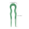 LALAFINA Hair Fork 3pcs French U Shaped Hairpin with Two Prongs Hair Clips Chignon Pin U Sticks for Women Girls Accessories Style 1 Hair Pin