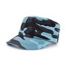 UltraKey Flat Top Baseball Cap, Men Women Cotton Baseball Twill Army Millitary Hat Cap Blue