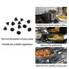 12 Pcs 815689 Grate Rubber Feet for Wolf Range Stove Parts CT Gas Cooktop Grate Rubber Feet Pad Replacement kit Wolf GR Series Gas Range Grate Rubber Feet Stove Top Protector Burner Grate Pad Grommets