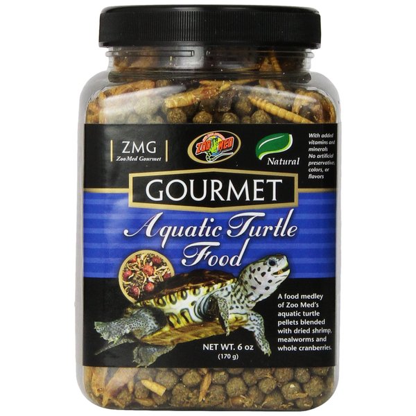 Zoo Med Gourmet Aquatic Turtle Food, 6 oz.