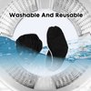 AZHCHKE Toilet Lid Cover and Toilet Tank Lid Cover, Bathroom Toilet Lid Seat Cover Set, Stretch Washable Spandex Fabric Toilet Protector Cover, Fits Most Toilet Tanks & Lids