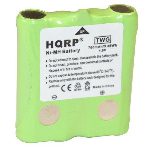 HQRP Rechargeable Battery Pack Compatible with Cobra FRS80, FRS85, PR1050-WX, PR1100-WX, PR135, PR945 Two-Way Radio
