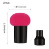 wiiAiloo 2 Pieces Makeup Sponge Makeup Blending Sponge Mushroom Powder Puff with Case and Handle for Foundation, Concealer and Powder