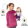 14" Sarah, Peach Mom/Teacher, Hand Puppet