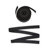 6PCS Black Elastic Bands for Wig Making Accessories Melting Band for Lace Wig Caps Making (1.5cm)