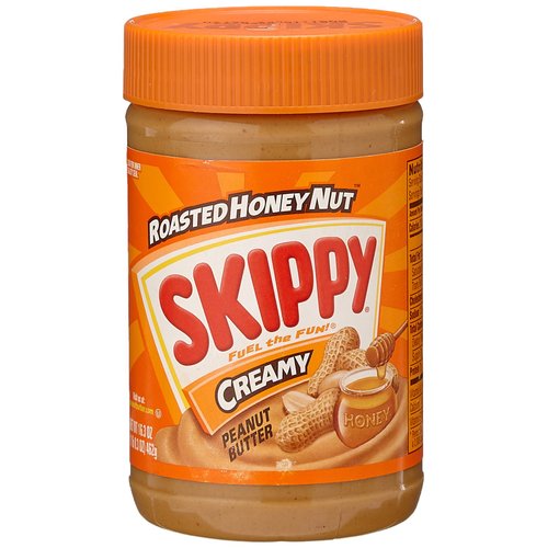 Skippy Creamy Roasted Honey Nut Peanut Butter, 16.3 Oz
