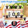 LMTGLDT DonaldTrump 2024 Toy Figure,25 Pcs Miniature Figurines Toys Figure DonaldTrump Toys Set,DonaldTrump 2024 Bobblehead Novelty Gifts for Supporters and Car Home Desk Party Decoration
