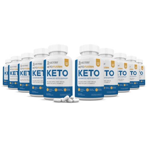 (10 Pack) Keto Fusion Keto ACV Pills 1275MG Keto Support Blend Capsule Alternative to Keto ACV Gummies Formulated with Apple Cider Vinegar Extra Virgin Olive Oil Powder Green Tea Leaf 600 Capsules
