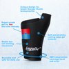 Luguiic Wearable Thumb Wrist Ice Pack-Hot Cold Compress Hand Finger Ice Pack,Reusable for Injuries,Carpal Tunnel,Arthritis,Tendonitis,De Quervain's Tenosynovitis, Swelling & Bruises Black-S/M