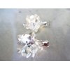 Generic 2 small gold or silver flower hair barrette alligator clip bridal clip bridal (Primary color: Gold)