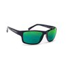 Coyote Eyewear BP-13 Polarized BiFocal Sunglasses +1.50 in Black/Green Mirror UV Protection Wrap-Around Reading Sunglasses