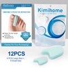 Kimihome 12 Packs Foam Toe Separator，Toe Gasket-Redress Overlapping Toes, Prevent Friction and Release Pressure, Relieve The Pain Caused by Bunions