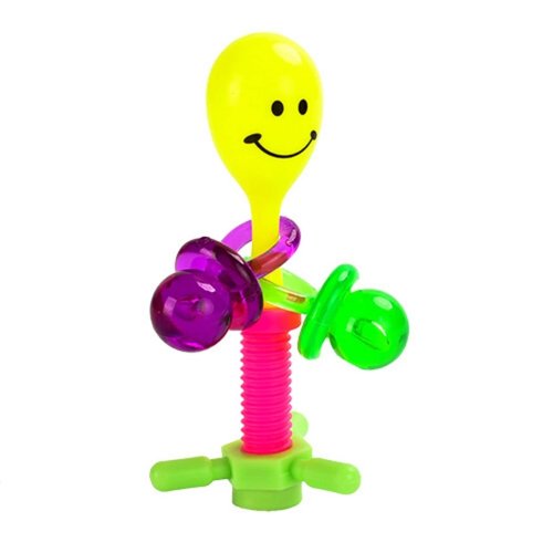 Bonka Bird Toys 2256 Smiley Spinner Foot Talon Cage Bird Toy Conure African Grey Cockatiel