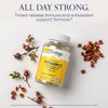 SOLARAY Vitamin C w/Rose HIPS & Acerola, 1000mg, Two-Stage Timed-Release Healthy Immune Function (100 Servings, 100 Tablets)