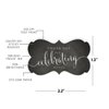 Andaz Press Fancy Frame Rectangular Label Stickers, Thank You for Celebrating with Us, Chalkboard Print, 36-Pack Wedding Decorations, Wedding Favors, Stickers for Packaging, Party Favor