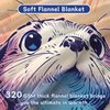 ALIFAFA Otter Blanket, Cute Curious Other Throw Blankets, Otter Gift for Kids Girls, Kawaii Otter Vintage Style Blanket, Kawaii Animal Soft Cozy Plush Blanket for Kids Baby,50"x40"