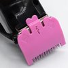 2 Pieces 2 Lengths Professional Hair Clipper Attachment Guide Guard Combs 1/16" 1/8" 1.5mm 3mm Compatible with Wahl Standard Full-Sized 5 Star Series Magic Clip Hair Clippers (Pink)