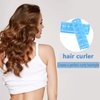 30Pcs Plastic Hair Curlers Rollers Set, Snap on Rollers Self Grip Rollers Hairdressing Curlers Hair Curlers No Heat Hair Rollers for Long Medium Short Thin Fine Hair with Mini Comb (5 Sizes)