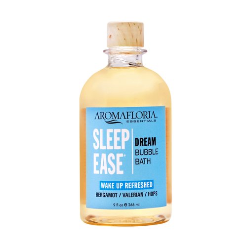 Aromafloria Sleep Ease Bubble Bath, Bergamot/Valarian/Hops, 9.0 FL Ounce
