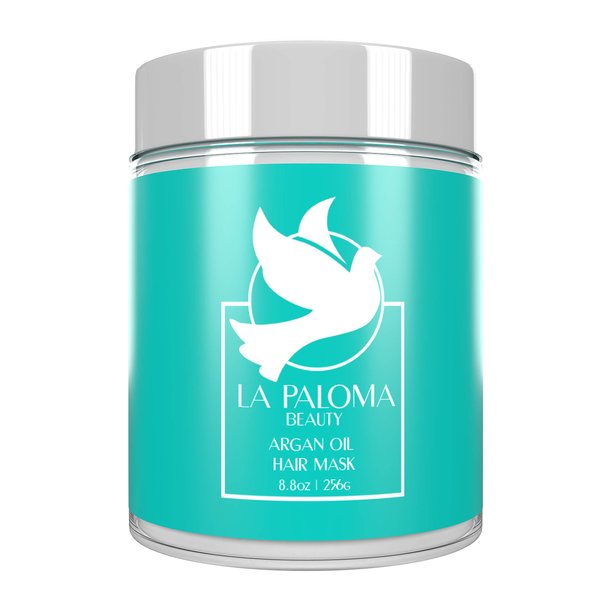 La Paloma Beauty Argan Oil Hair Mask 8.8Oz Hair Mask for Dry Damaged Hair Hair Treatment Masks