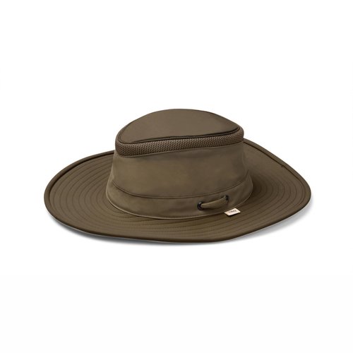 Tilley unisex adult Ltm6 Airflo Broad Brim Recycled Sun Hat, Olive, 7.375 US