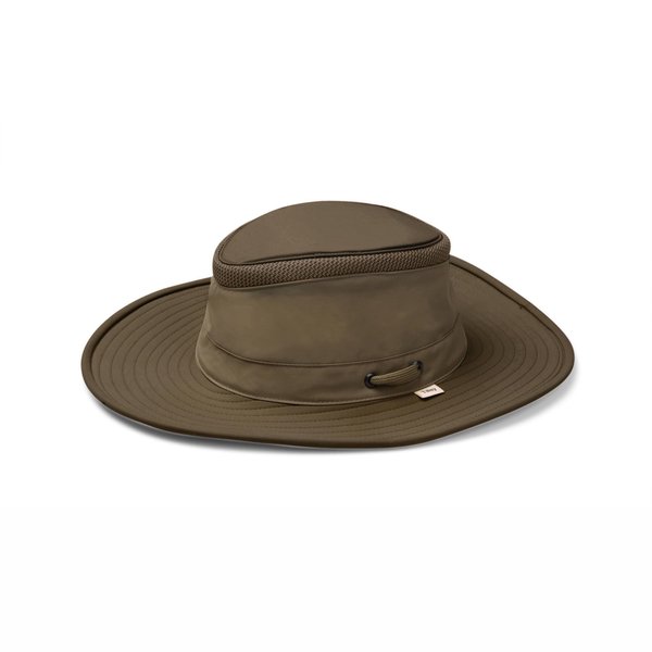 Tilley unisex adult Ltm6 Airflo Broad Brim Recycled Sun Hat, Olive, 7.375 US