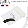 Camila Paris CP1476 French Hair Barrette Clip for Girls, Rubberized Automatic Clasp Strong Hold Grip Hair Clips for Women, No Slip and Durable Styling Girls Hair Accessories, Made in France