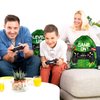 Eccliy 20 Pcs Video Game Party Drawstring Bags 12 x 10 Inch Gaming Party Gift Bag Birthday Party Supplies for Boys Adult(Green,Fresh Style)