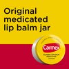 Carmex Classic Medicated Lip Balm Jars, Lip Moisturizer for Chapped Lips, 9 Count (3 Packs of 3)