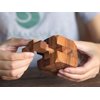 Hidden Passage: Wooden Puzzle 3D Brain Teaser Puzzle STEM Skill Builder Interlocking Game Educational Problem Solving Game for Adults Stocking Filler Unique Handmade Mechanical Puzzle