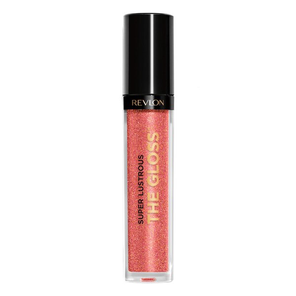 Revlon Lip Gloss, Super Lustrous The Gloss, Non-Sticky, High Shine Finish, 246 Blissed Out, 0.13 Oz