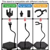 XyviLokit Hobby Action Base,Model Stand Hobby Display Stand Compatible with Gundam HG RG 1/144 Scale Figure Model Kit
