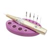 Pinkiou Tattoo Pen Eyebrow Tattoo Machine Holder Silicone Tattoo Pigment Ink Cotton Swabs Cup Holders Permanent Makeup Tattoo Supplies (Pink)