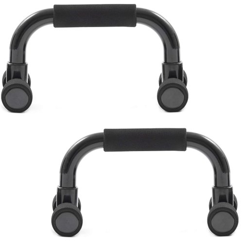 ProsourceFit Push-Up Bars (Set of 2)-Lightweight plastic handles with cushioned foam grips and slip resistant base