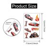 Racing Car Temporary Tattoos,12 Sheets Luminous Car Theme Fake Tattoo Stickers Waterproof Glow In The Dark Race Car Tattoos for Boys Girls Kids Party Supplies