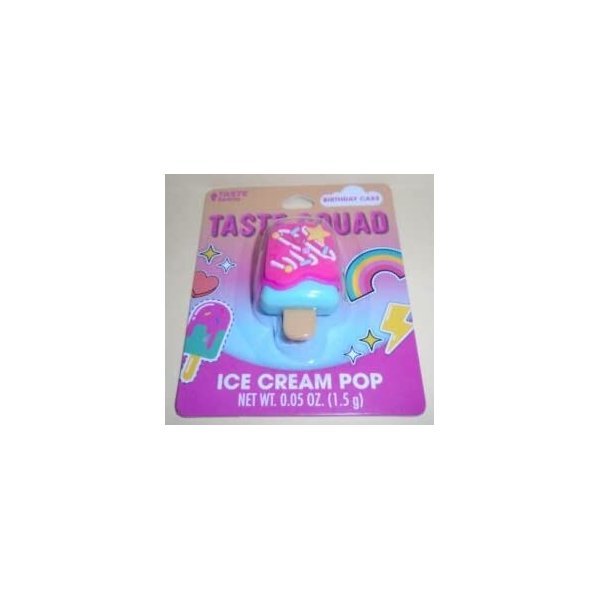 Taste Squad Ice Cream Pop Lip Balm Birthday Cake