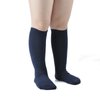 EPEIUS Girls Knee High Socks Seamless Cotton School Uniform Socks Kids Boy Over the Calf Socks Long Socks Navy Blue 3 Pack 7-10 Years (Navy Blue L)