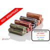 J Mark Neatly-Packed Flat Coin Roll Wrappers (Quarters, Dimes, Nickels, Pennies), ABA Striped Kraft Paper Coin Roll Wrappers, Includes Free J Mark Deposit Slip, (400-Pack USD)