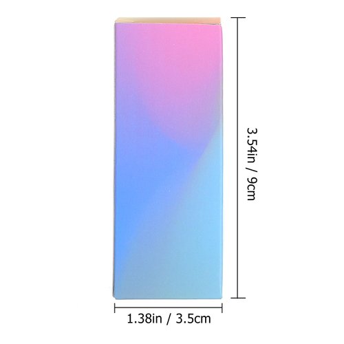 FRCOLOR 100pcs Box Diy Packing Box Small Container Pink Lip Stain Lip Gloss in Bulk Wrapping Paper Lipstick Wrapping Case Lip Gloss Packaging Empty Paper Lipstick Holder Label Pearlescent